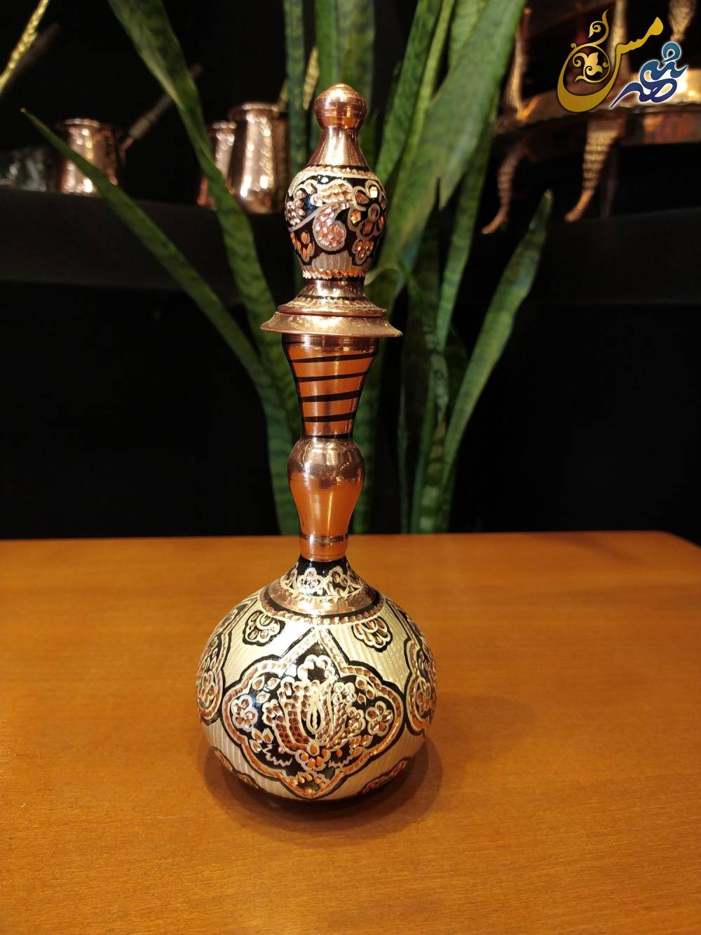 تنگ مسی نقره کوب