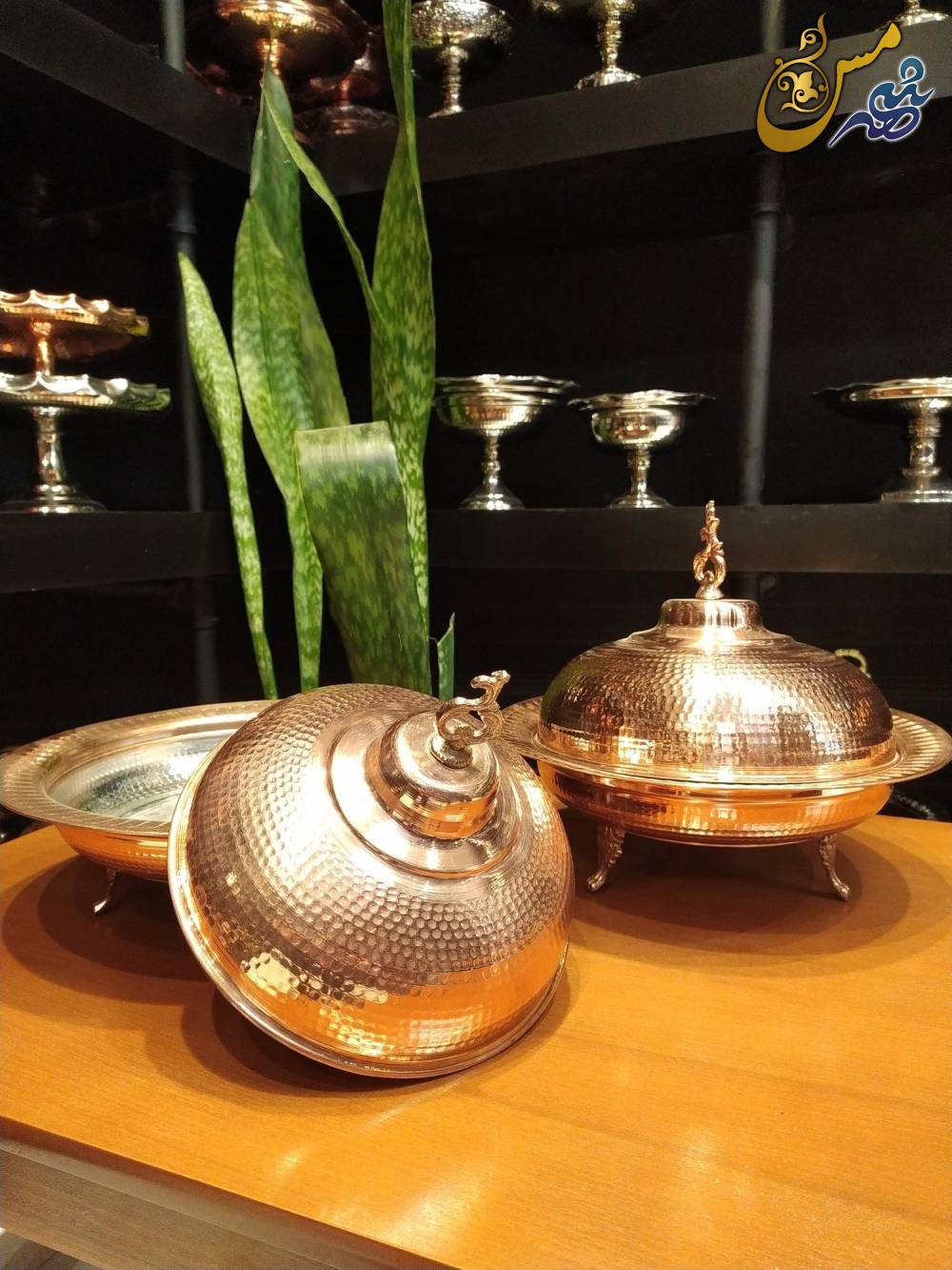 مرغ خوری مسی 3 پایه