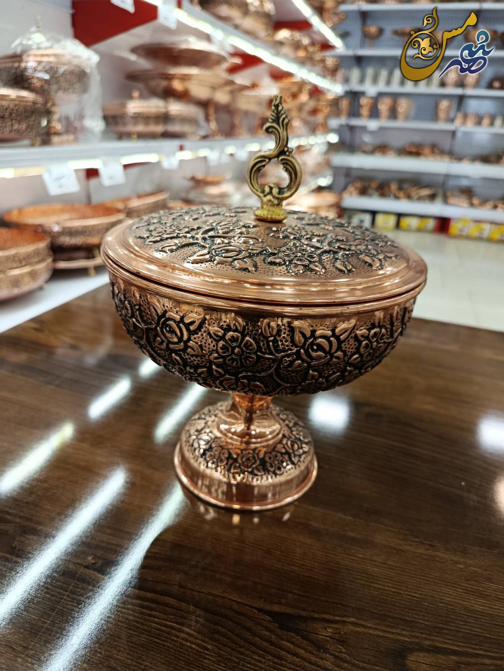 گز خوری مسی گل درشت پایه دار تک پایه