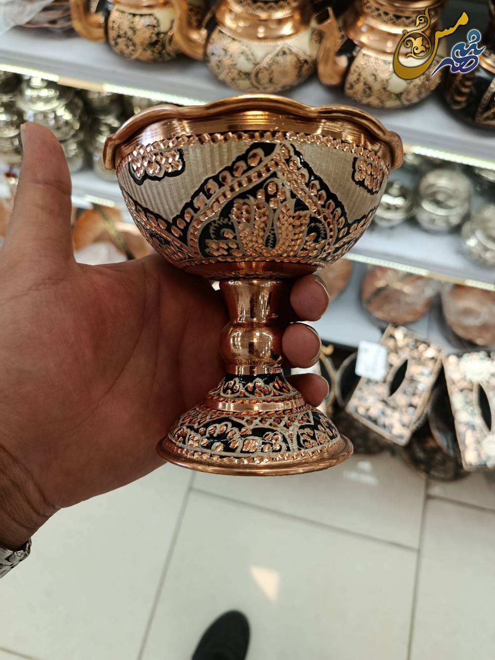 جام مسی تک نفره نقره کوب 