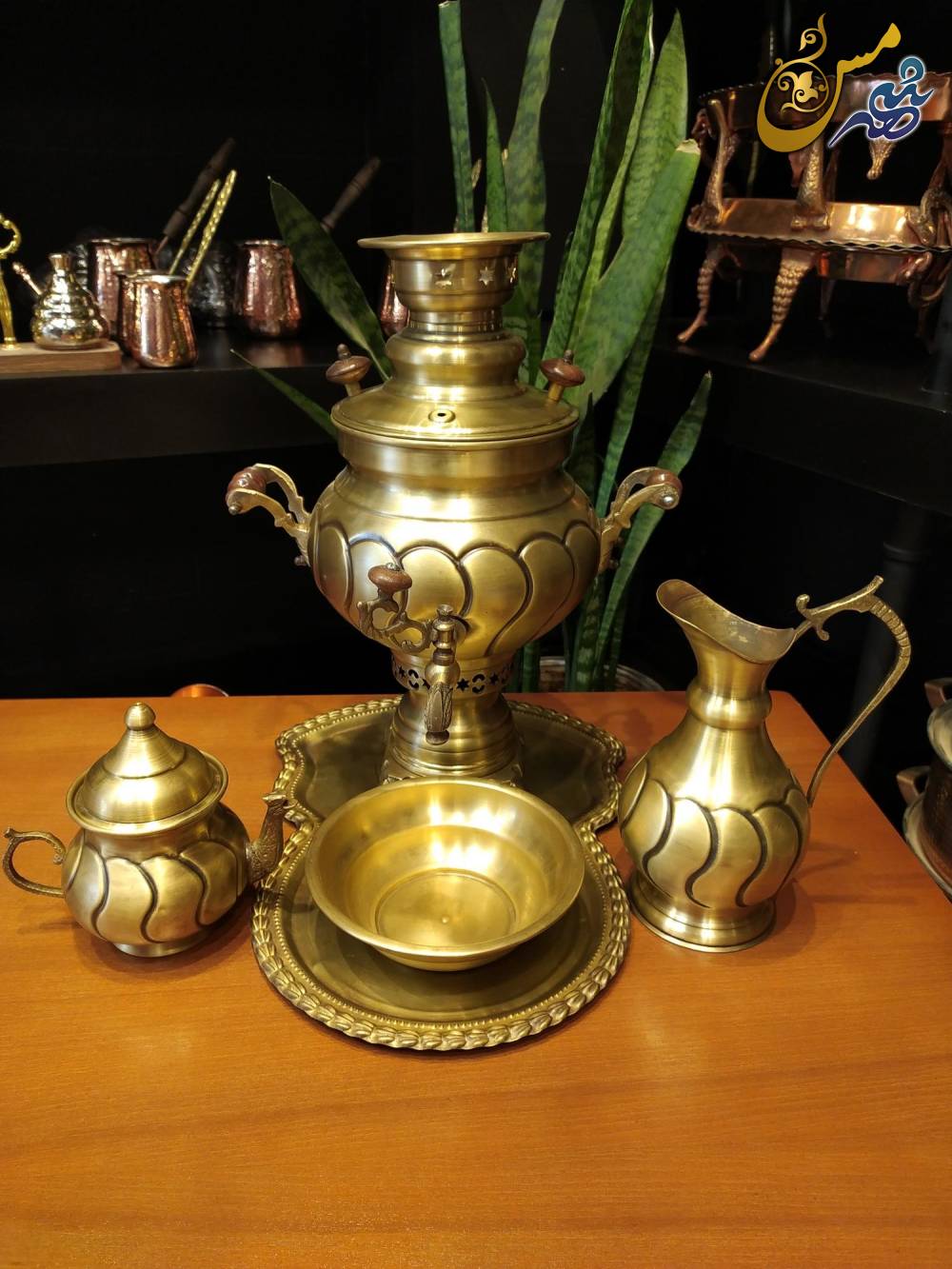 ست سماور برنزی