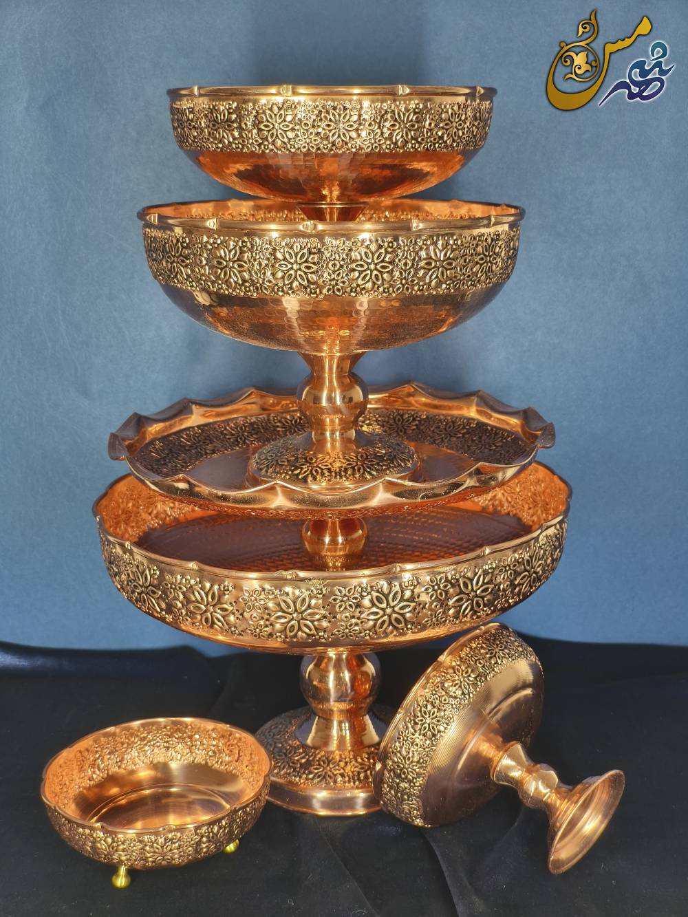 ست پذیرایی مسی گلبرگ