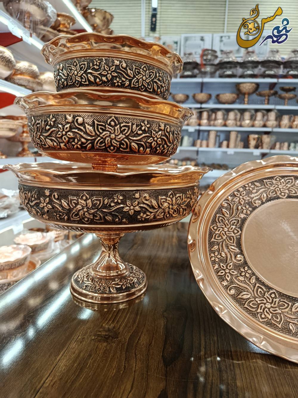 سرویس پذیرایی مسی گلبرگ یاس