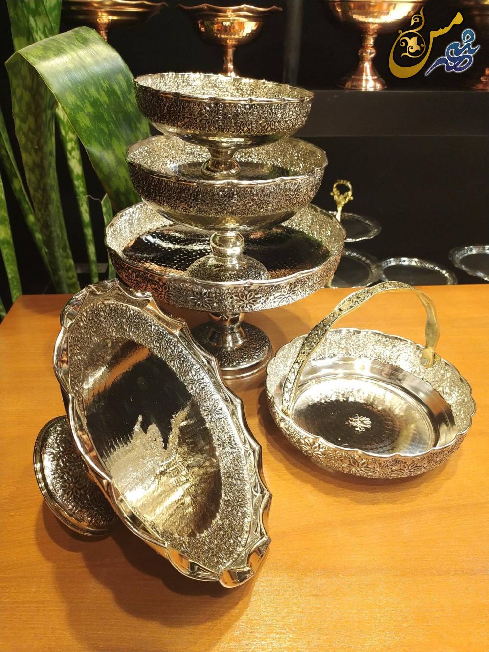 سرویس پذیرایی مسی رز گلد کروم