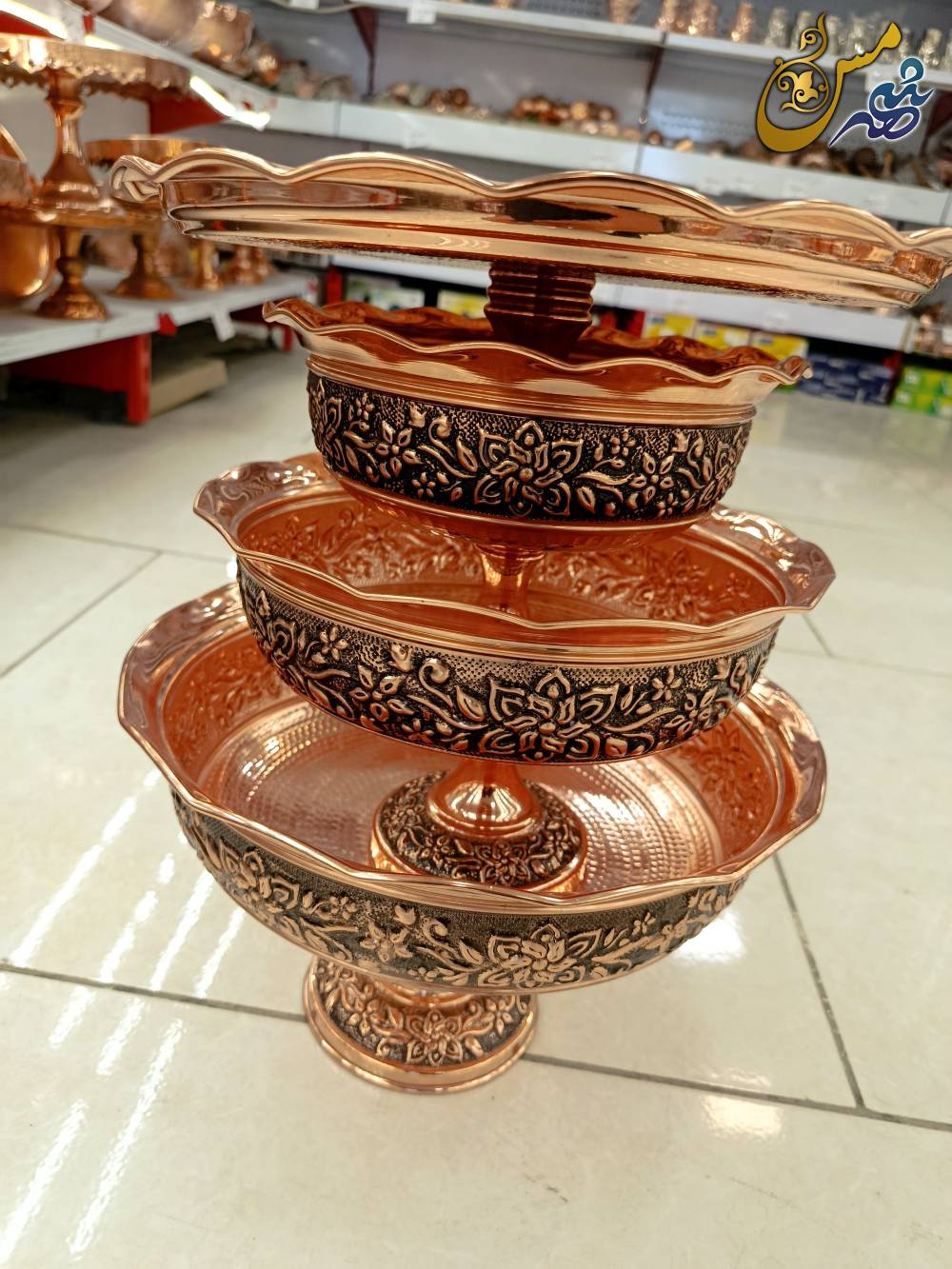 سرویس پذیرایی مسی گلبرگ یاس