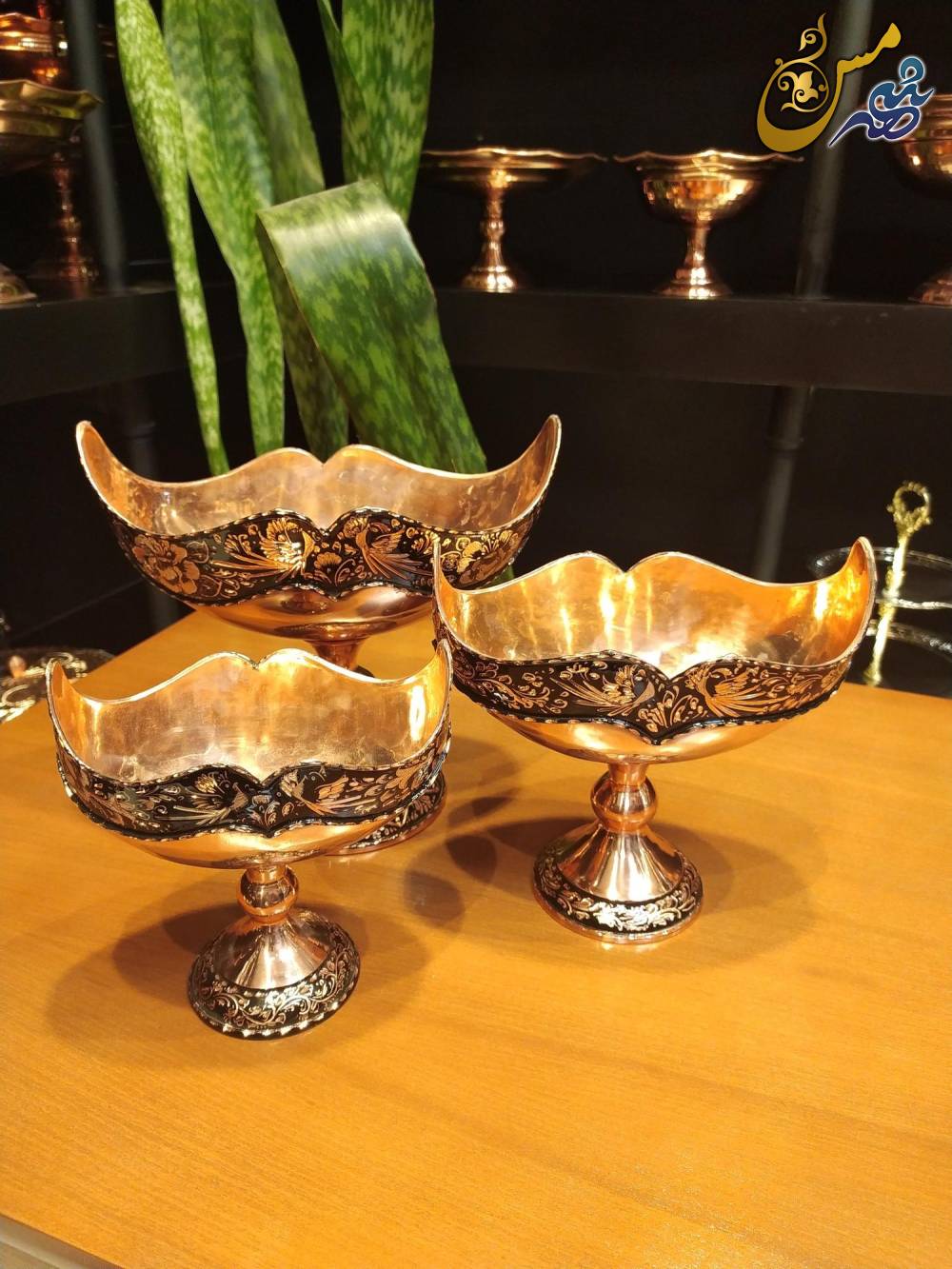 کشکول مسی نیم تراش