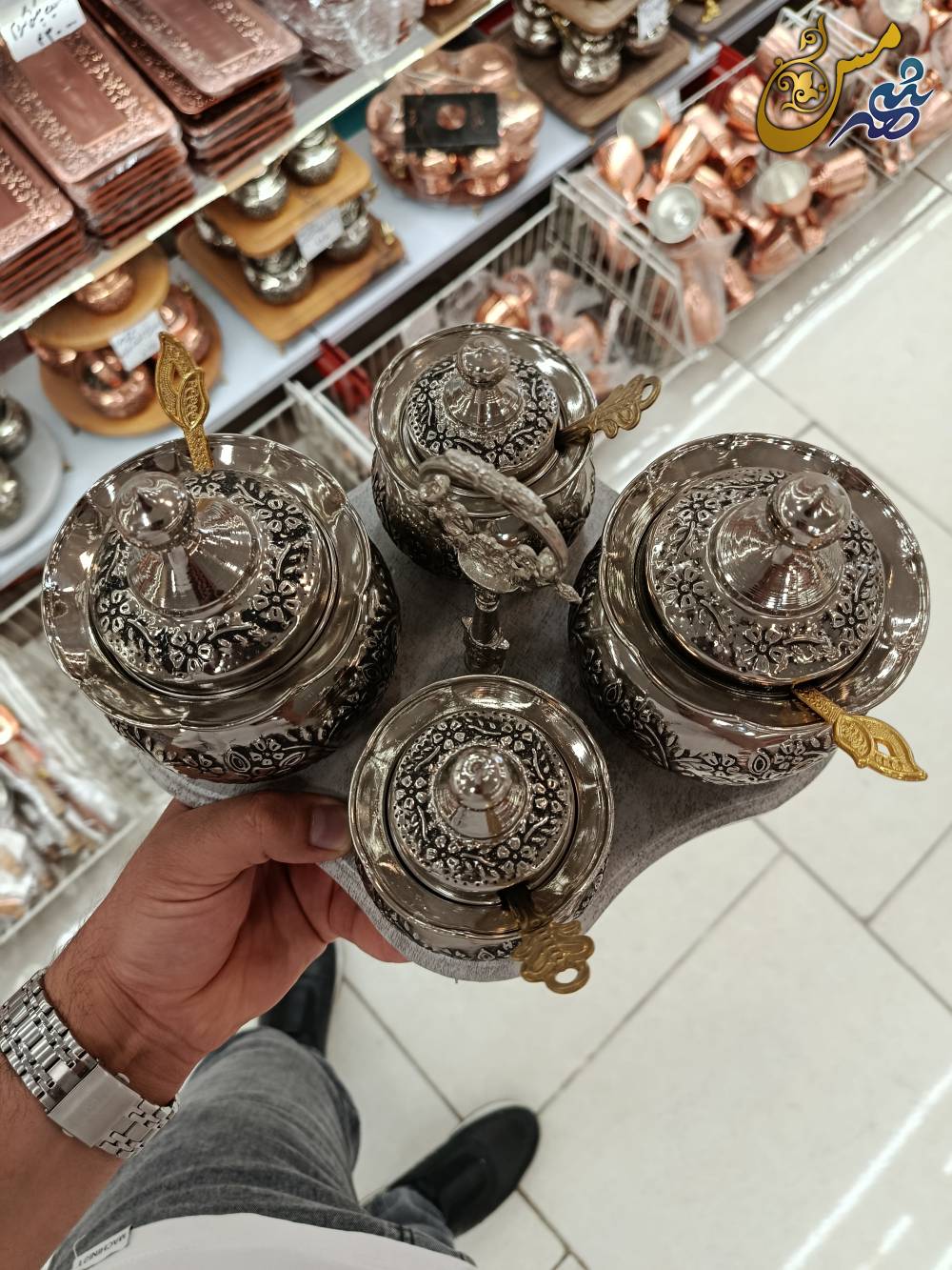 جا ادویه مسی گلبرگ کروم
