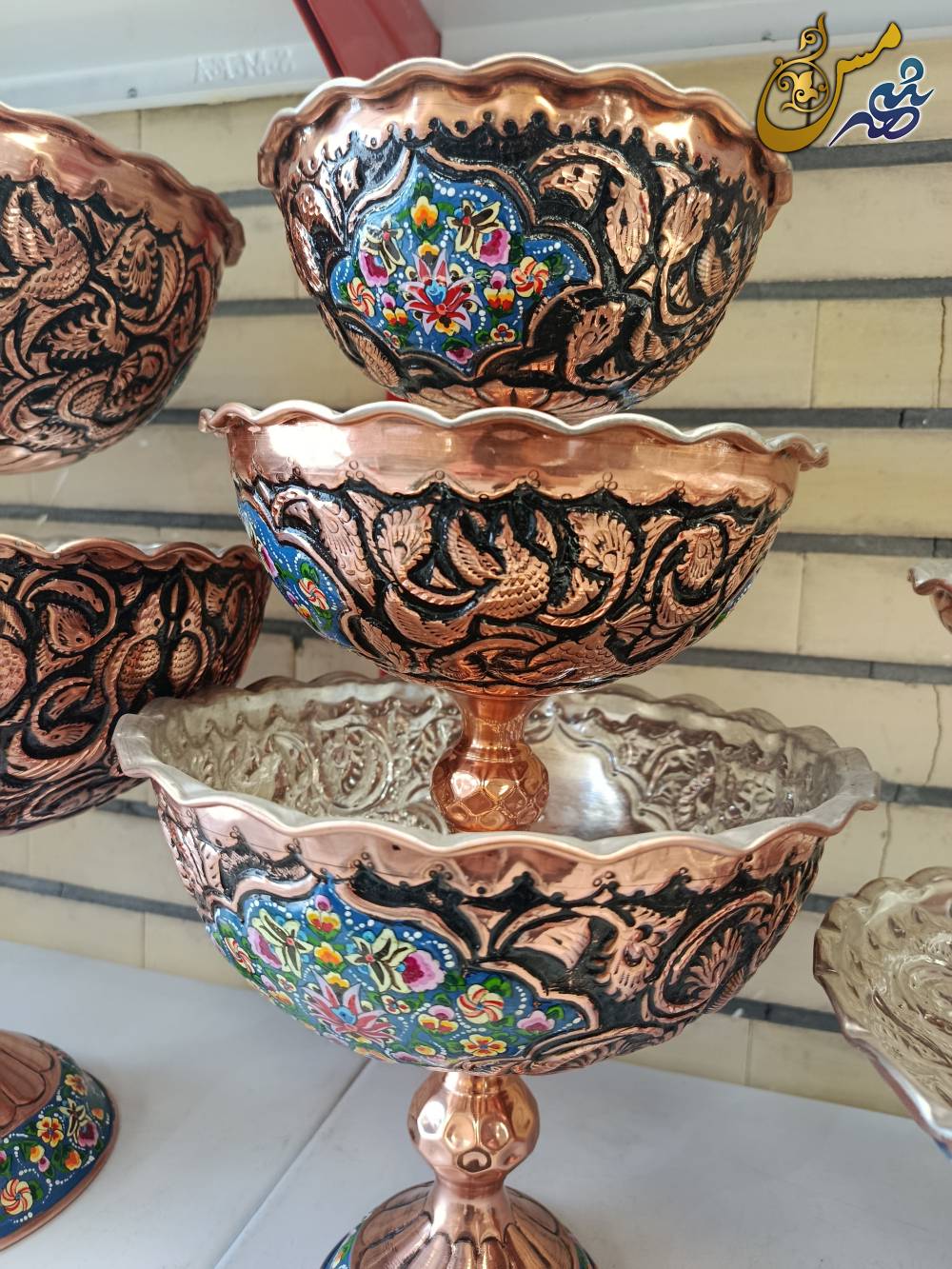 سرویس پذیرایی مسی جام قلم پرداز
